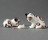 Miniature Porcelain Animals Calico Set #402