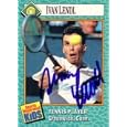 Ivan Lendl autographed Sports Illustrated for Kids tennis card