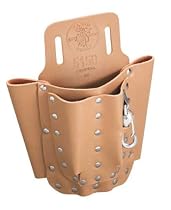 Klein Tools Tool Pouch 5150 - Ultra-Hyde - Curved - 5-Pockets - Knife Snap