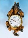 HORSE western kitchen pendulum WALL CLOCK home decor