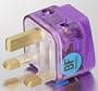 NEW! HIGH QUALITY AC POWER TRAVEL ADAPTER PLUG For use in UNITED KINGDOM ENGLAND IRELAND SCOTLAND HONG KONG KENYA and more / WITH DUAL PLUG-IN PORTS! (WORKS AS TWO-ADAPTERS-IN-ONE!) / GROUNDED / See Product Description for compatible countries