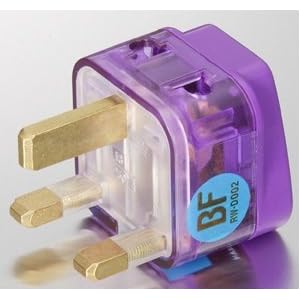 Grounded Adaptor Plug - United Kingdom, Ireland