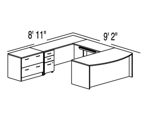 Bush Series C / Corsa Light Oak Configuration 43 - Layout for 8 Bush Series C / Corsa Light Oak Configuration 43 - Layout for 8