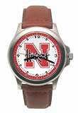 University of Nebraska N Huskers Rookie Leather Man's Watch