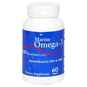 Nutraceutics USV, Marine Omega-3, 60 softgels