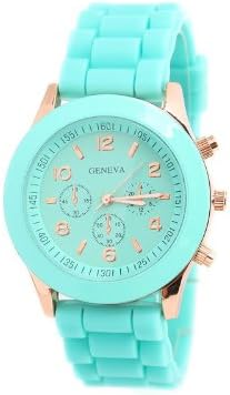 keepSporting Women Fashion Colorful Unisex Silicone Rubber Jelly Gel Quartz Analog Sports Wrist Watch