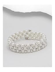 Bangle Bracelet In White Base