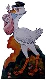 Stork with Baby Girl Standup Poster