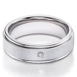 Men's Titanium Diamond Band