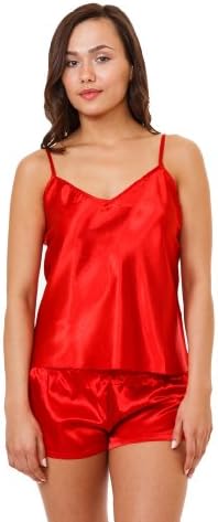 Satin Charmeuse Cami Set, Two Pieces, Plus Sizes, 5 Pretty Colors, Style#CamPLS