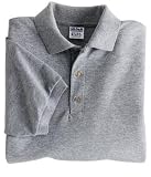 Gildan Ultra Blend 65-Ounce Pique Knit Sport Shirt Sport Grey-XL