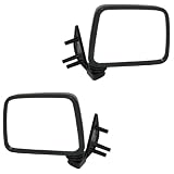 1986-1997 Nissan Pathfinder, D21 Hardbody Pickup Truck Manual Black Folding Rear View... by Aftermarket