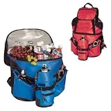 Garden and patio furnitures item: Beach Bag Deluxe - Royal W/Sports Bottle- Royal blue with black trim