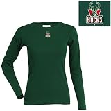 Antigua Milwaukee Bucks Womens Signature Long Sleeve T-Shirt