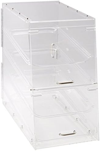 Premier Choice 4 Shelf Pastry Display Case 24 Inches Long X 14 Inches Wide X 24 Inches Tall + Gift Card