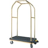 Bellman's Cart - Mark IV: With Pneumatic Wheels - Wintergreen - Satin Stainless Steel