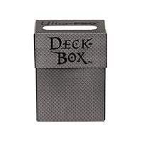 1 (One) Ultra Pro Deck Box - Ultra Pro Deck Textured Box: Dungeon Black