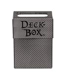 1 (One) Ultra Pro Deck Box - Ultra Pro Deck Textured Box: Dungeon Black
