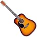 Hudson HD-1 Left Handed Dreadnought Acoustic Guitar Pack - Sunburst
