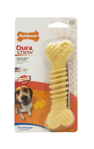 dental for cats:Nylabone Dura Chew Plus Wolf Chicken