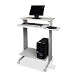 Buddy Products Euroflex Standup Fixed Height Workstation, 19.625 x  44.25 x 29.5 Inches, Gray (6438-18)