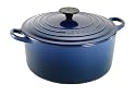 Le Creuset Round Casserole 26cm Graded Blue