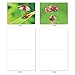 The Best Card Company - 10 Blank Note Cards for Kids (4 x 5.12 Inch) - Fun Pets, Zoo, Wildlife Cards, Assorted Greetings Boxed - Lady B M1546BN