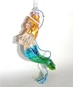 Hand Blown Glass Mermaid Christmas Ornament By Midwest