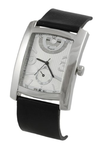 Geneva Platinum Mens Rectangle Face Watch - 9