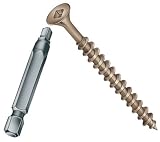 # 8 Square Drive Lube Finished Screws - 1-3/4'' (Bag of 100)