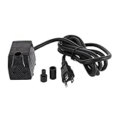 Simple Deluxe LGPUMP120G 120 GPH UL Listed Submersible Pump with 6' Cord for Hydroponics, Aquaponics