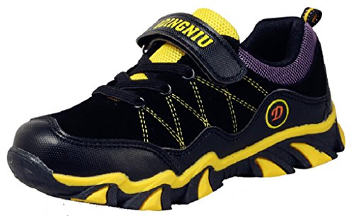 DADAWEN Boy's Girl's Outdoor Waterproof Hiking Shoes Casual Sneakers (Toddler/Little Kid/Big Kid)