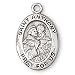 Sterling Silver Saint Anthony Medal and 18-inch Chain