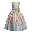 NWT Brand New Girl Wedding Colorful Silk Dress From Baby to Size 14
