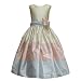 NWT Groundbreaking new Girl Wedding Colorful Silk Dress From Baby to Teens