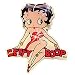Jewelry : Flashing Betty Boop Collectible Pin - Betty Sitting on Logo