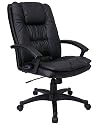 Black Leather High Back Executive Office Chair with Massage [BT-9918-MASS-BK-GG]