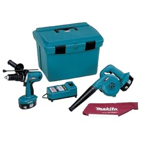 Makita DK1024D 18 Volt 1/2-Inch Hammer Driver-Drill & Blower Kit