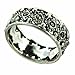 Sterling Silver Genuine Marcasite Filigree title=