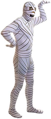 Rubies 2nd Skin Mummy Jumpsuit - Medium, White