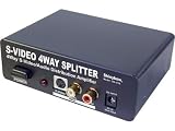 1:4 SHINYBOW S-VIDEO + AUDIO DISTRIBUTION AMPLIFIER SPLITTER, A/V Amplifiers/Extenders/Converters