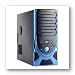 ATX Mid-Tower Case Blue 450W