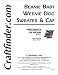 Book Beanie Baby Weenie Dog Sweater and Cap Set