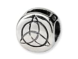 Reflections(tm) Sterling Silver Celtic Trinity Bead / Charm