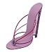 Flip Flop Cellphone Holder / Earrings / Organizer - Metal Shoe - Purple
