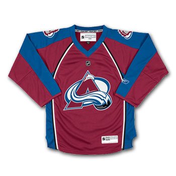 Colorado Avalanche Reebok Toddler Replica (2-4T) Home NHL Hockey Jersey Size Toddler (2-4T)