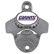 NY Giants Wall Mounted Bottle Opener - NFL Football - Fan Shop Sports Team Merchandise