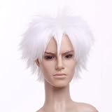 White Short Length Anime Cosplay Costume Wig