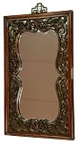 Chinese Mirror with Carved Antique Frame - 21 (001)