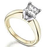 Certified 1 1/2ct Princess Diamond Engagment Ring